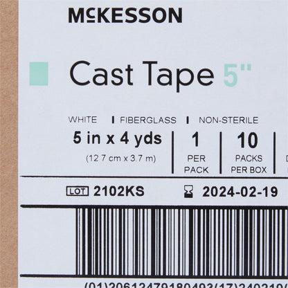 TAPE, CAST WHT LF 5"X4YDS