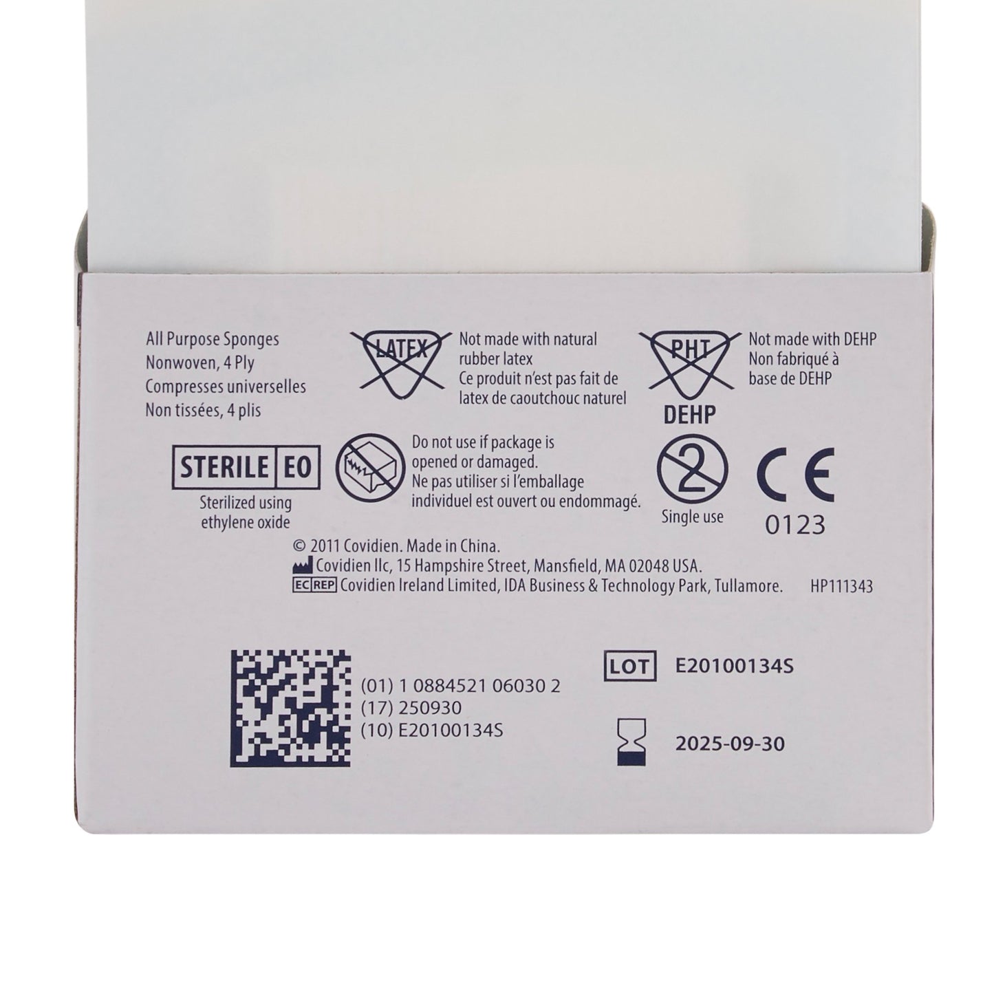 SPONGE, GAUZE CURITY STR 2"X2"