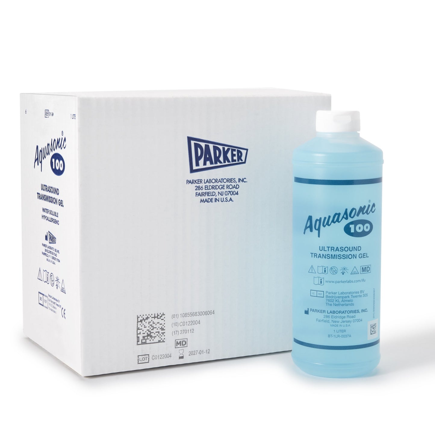 GEL, ULTRASND AQUASONIC 1L BLU