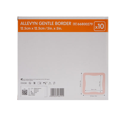 DRESSING, ALLEVYN GENTLE BRDR5"X5"