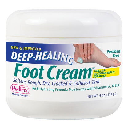 CREAM, FOOT DEEP HEALING 4OZ JAR T-PEDI