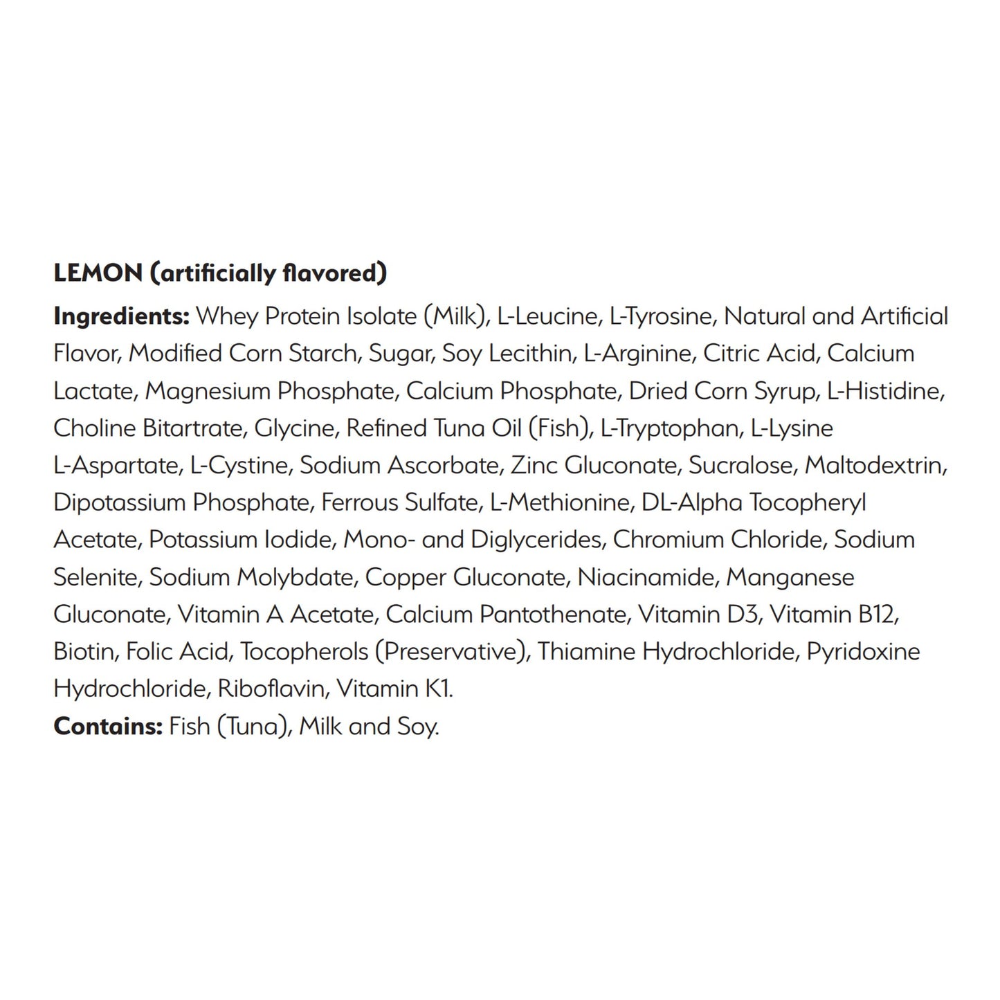 SUPPLEMENT, PKU SPHERE20 LEMON35GM