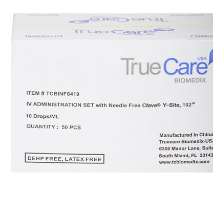 IV PUMP SET, 10DRP 1 NF PORT 102"