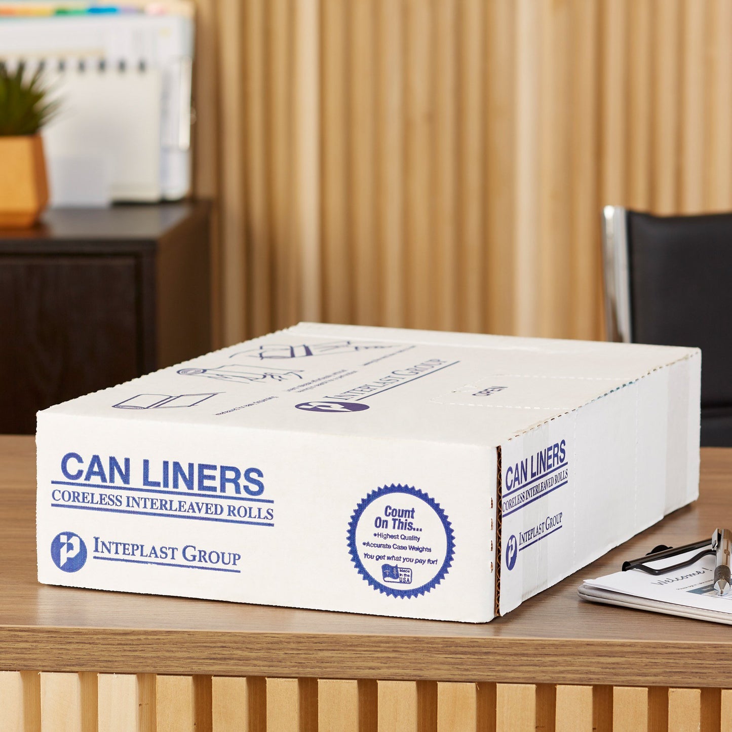 LINER, CAN CLR 1.15MIL 40"X46"40-45GL