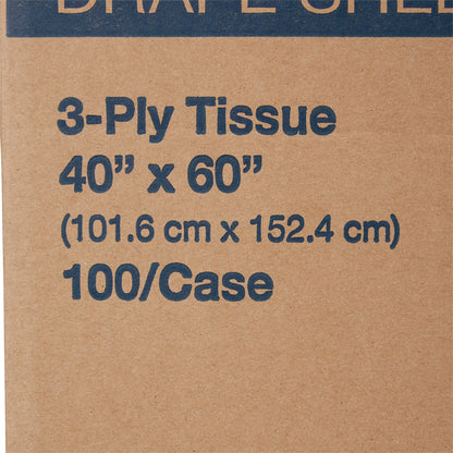 SHEET, DRAPE 3PLY WHT 40X60