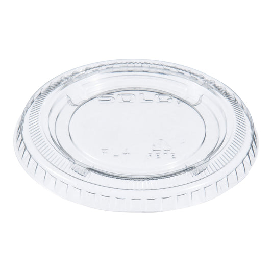 LID, SOUFFLE PRTN PLAS RND W/OSLOT CLR