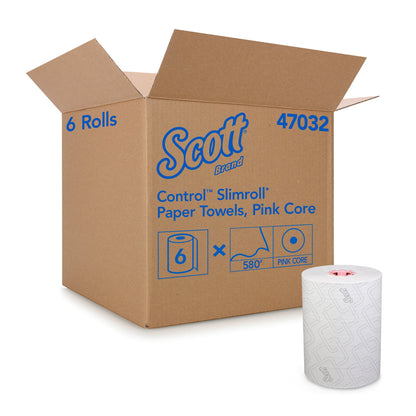TOWEL, PAPER SCOTT SLIMROLL WHT 580'