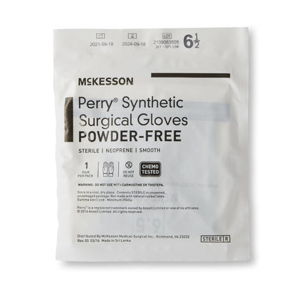 GLOVE, SURG NPRN 6.5 STR2 SMTHCHEMO