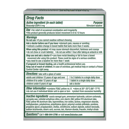DULCOLAX, TAB 5MG