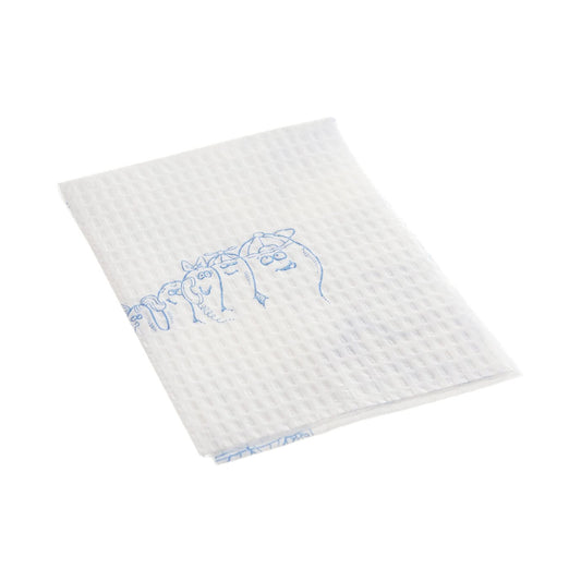 TOWEL, 2PLY/POLY TIDI TOES PRNT 13X18