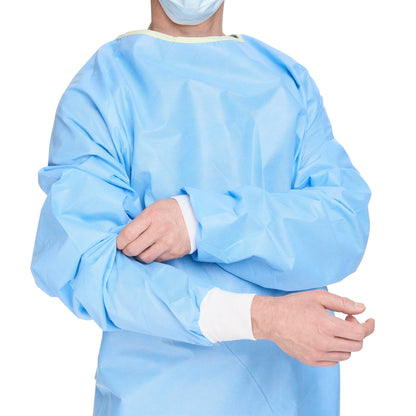 GOWN, SURG ULTRA STD BLU XXLG