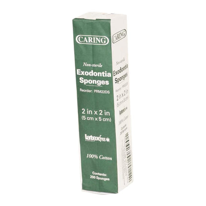 SPONGE, DENTAL COTTON FILLED LF 2"X2"
