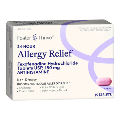 FEXOFENADINE, TAB FT SM 180MG