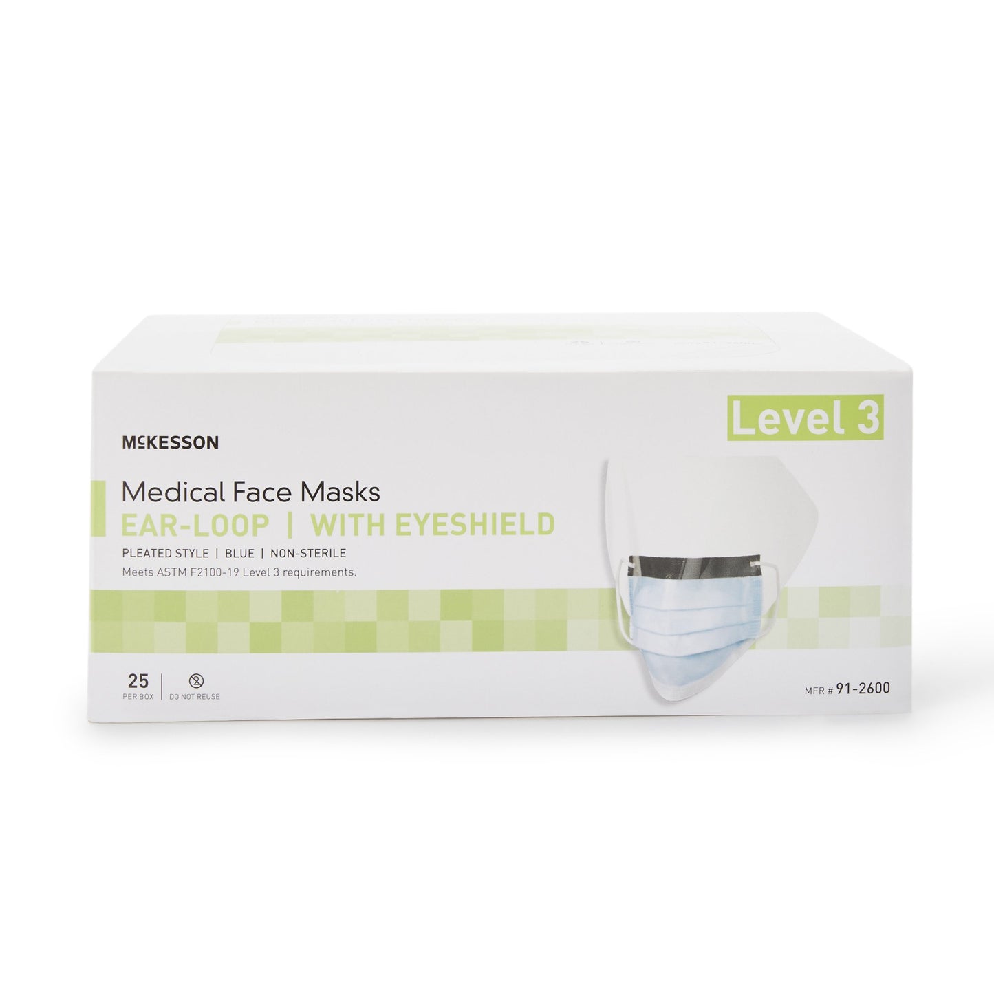 MASK, PROC W/EYESHLD LOOPS ASTM3 ANTIFOG