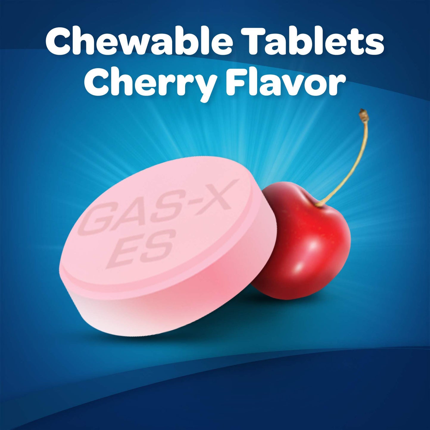 GAS-X, TAB CHEW CHERRY 125MG