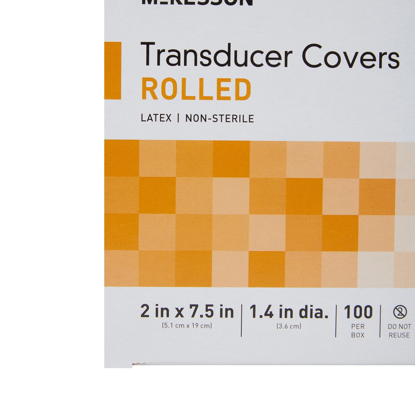 COVER, TRANSDUCER LATEX N/S 1.4"X7.5"