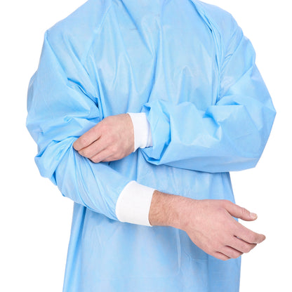 GOWN, SURG BLU XLG