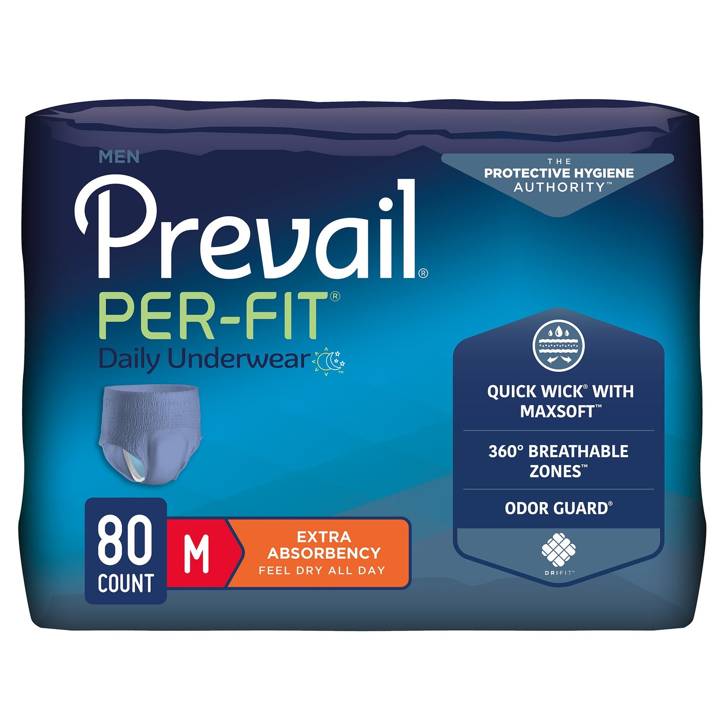 UNDERWEAR, PREVAIL PER-FIT MEN34"-36"