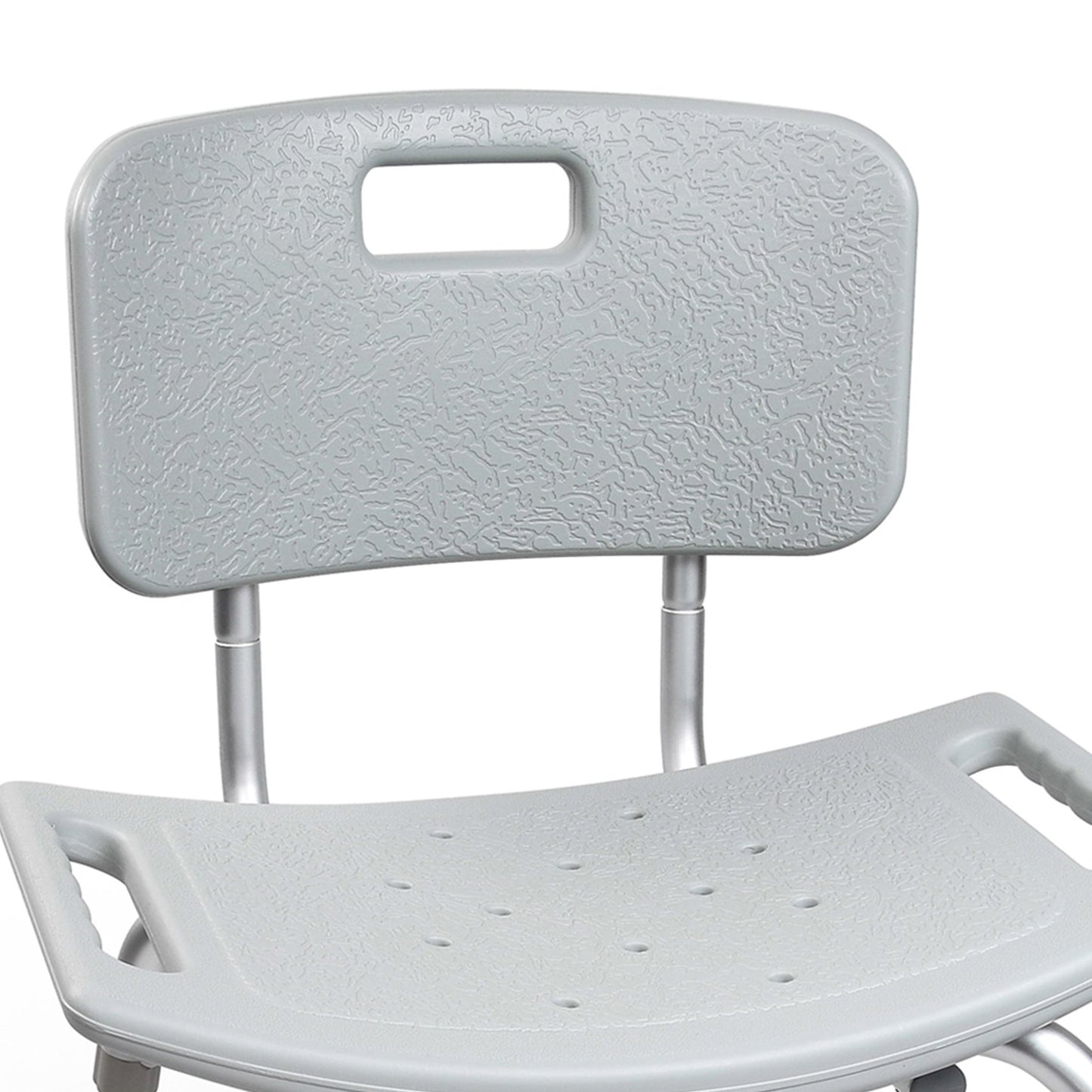 BENCH, BATH W/BCK ADJ ALUM FRAME 300LBS