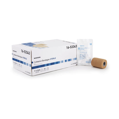 BANDAGE, COHESIVE STR LF TAN 3"