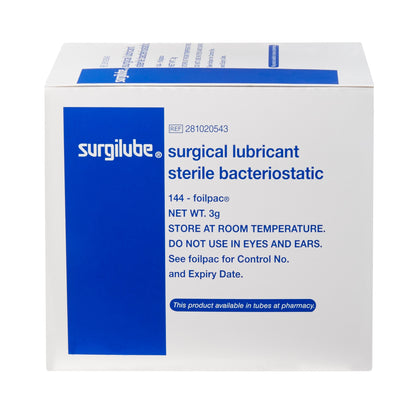 LUBRICATING JELLY, SURGILUBE SSTR 3GM