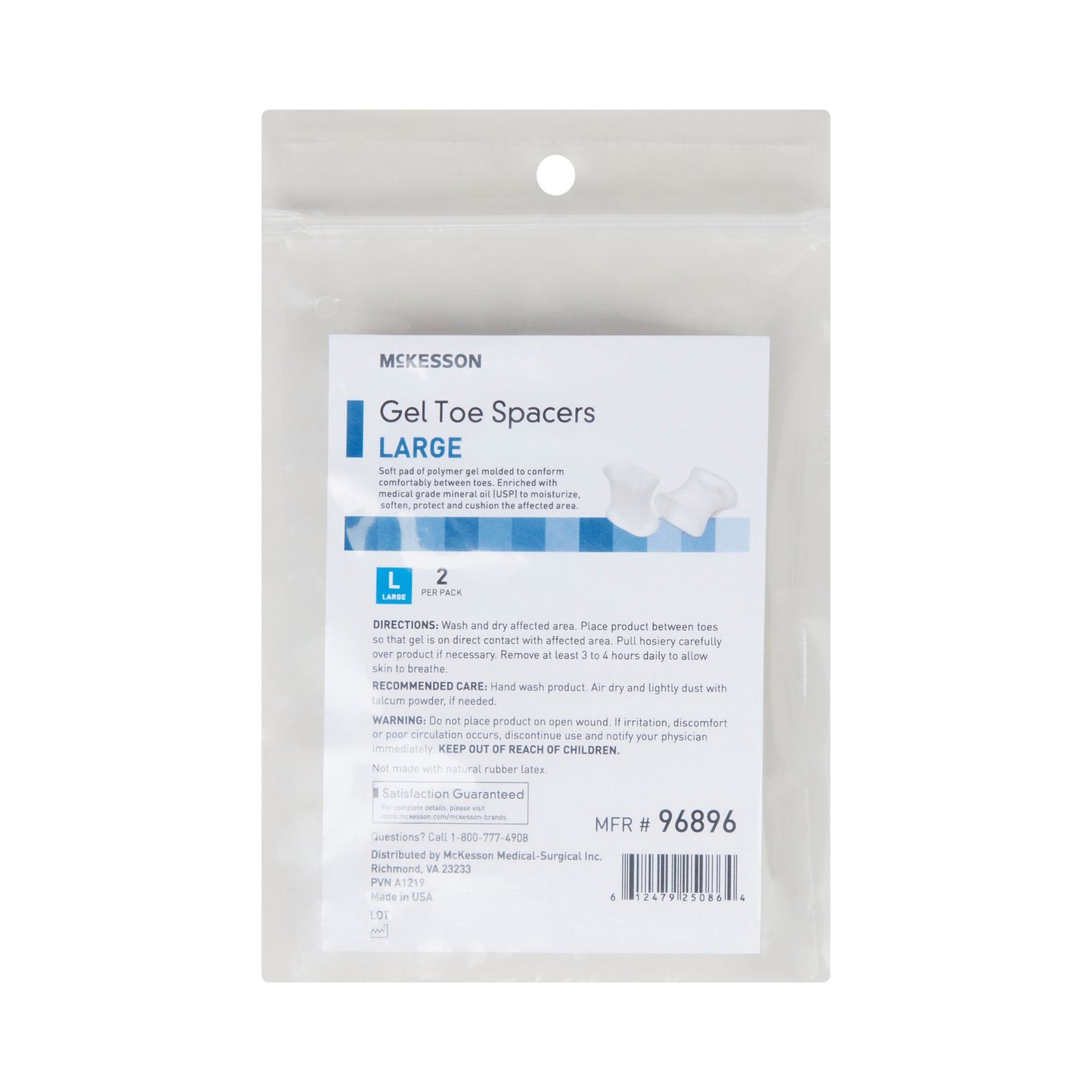 TOE SPACER, GEL THIN LG