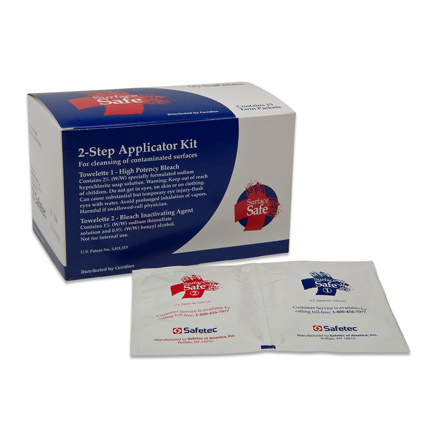 DISINFECTANT, SURFACE SAFE 2 STEP APPL