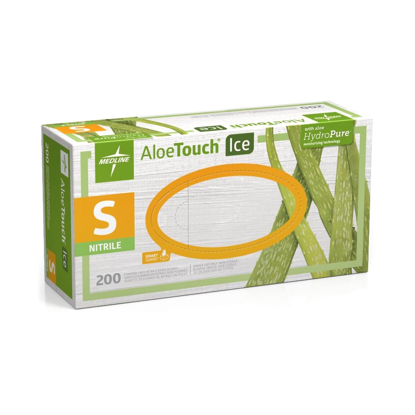 GLOVE, EXAM NTRL SM N/S ALOE CHEMO