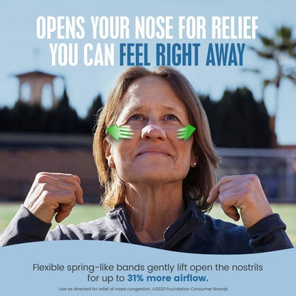 BREATHE RIGHT, NASAL STRIP XSTAN