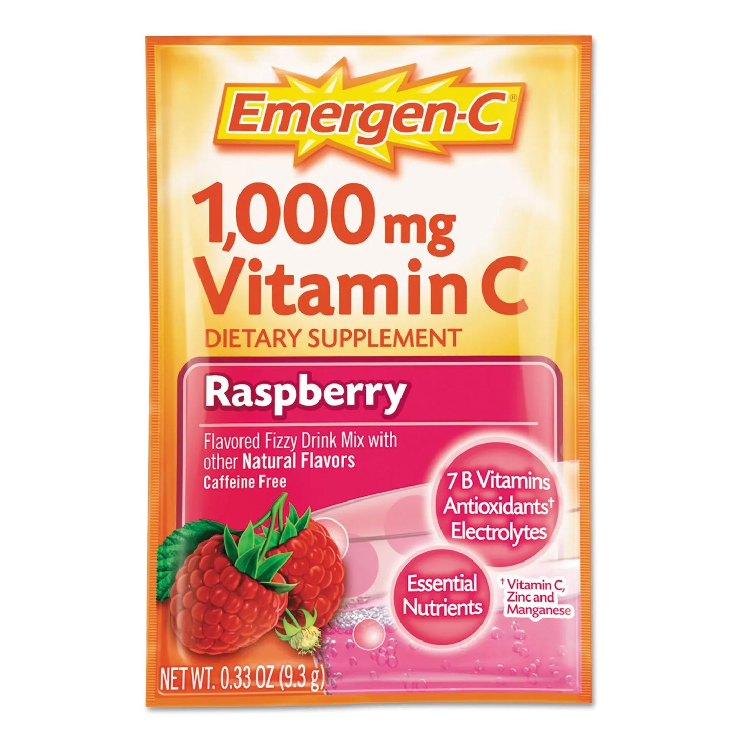 EMERGEN-C, DRINK MIX RASPBERRY