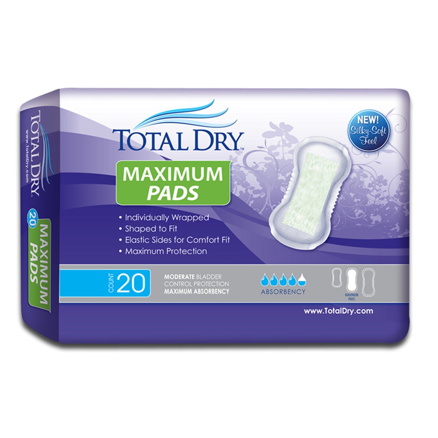 PAD, INCONT TOTALDRY MAX
