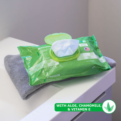 WIPE, WET FLUSHABLE UNSCNTED SFT PK W/LID
