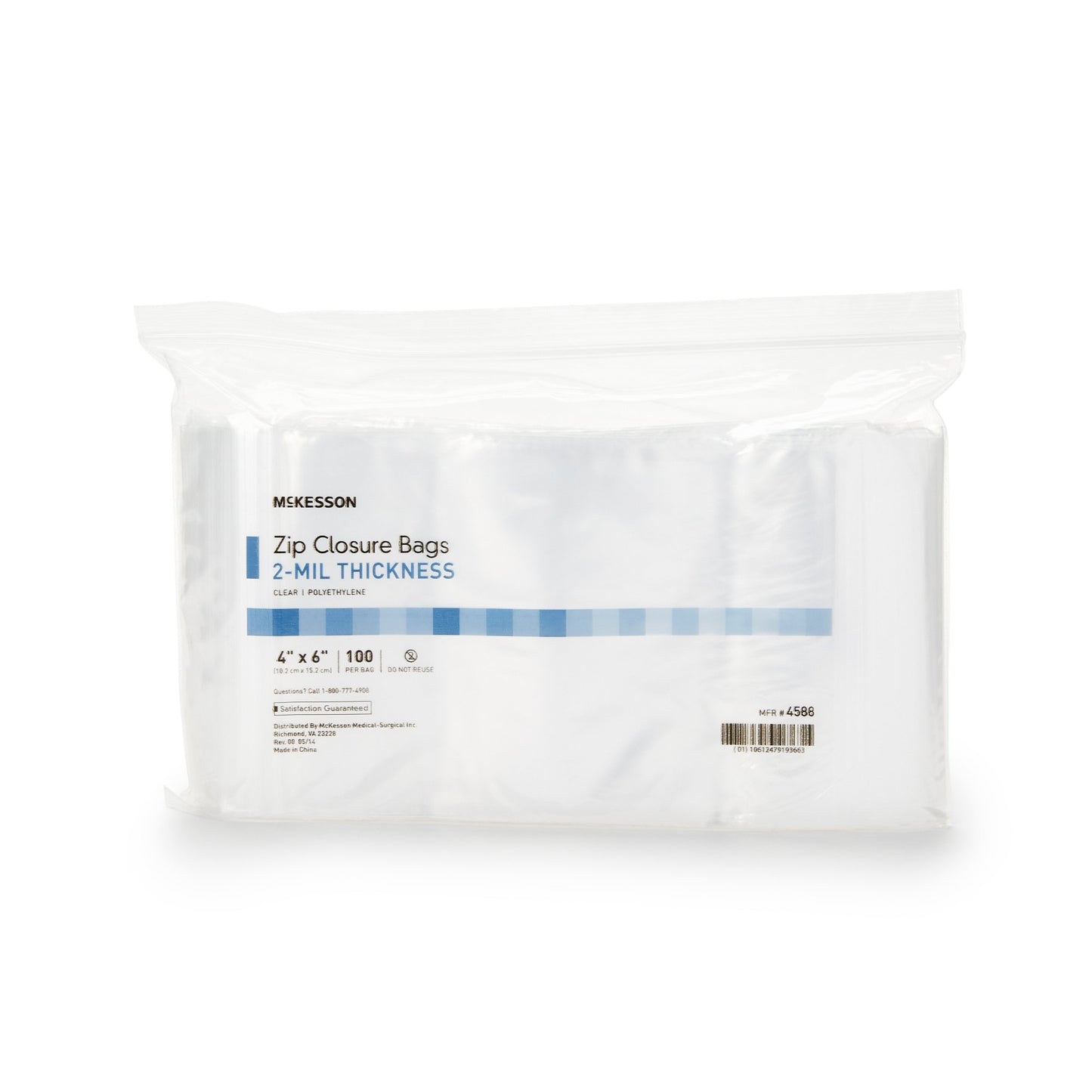 BAG, ZIP LOCK 4X6