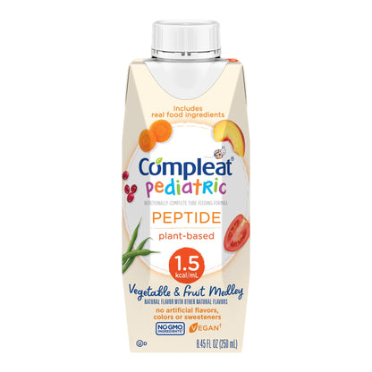 COMPLEAT PEPTIDE, PED VEG/FRUIT MEDLEY 1.5CAL 250ML