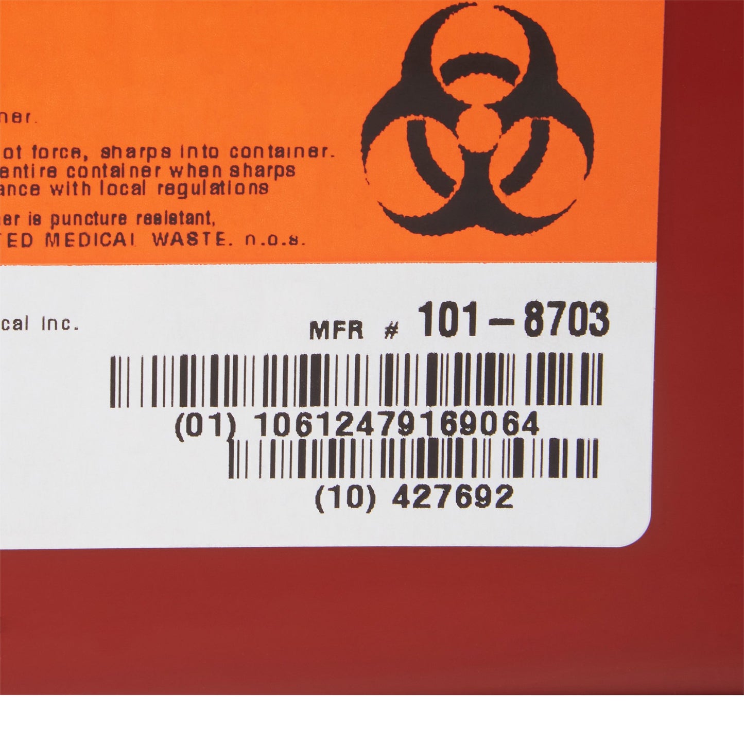 CONTAINER, SHARPS RED 1GL STACKABLE