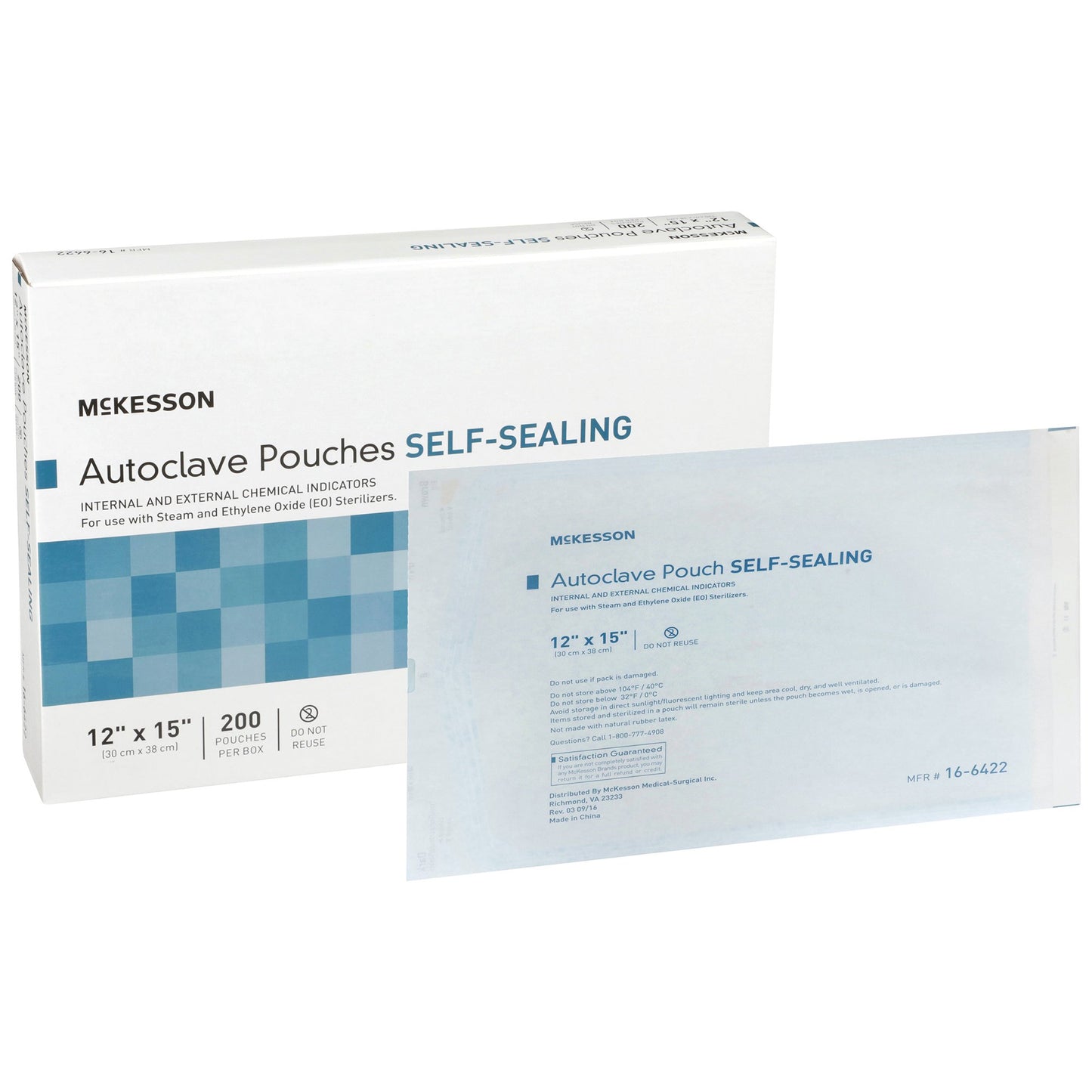 POUCH, SELF SEAL ECON 12X15
