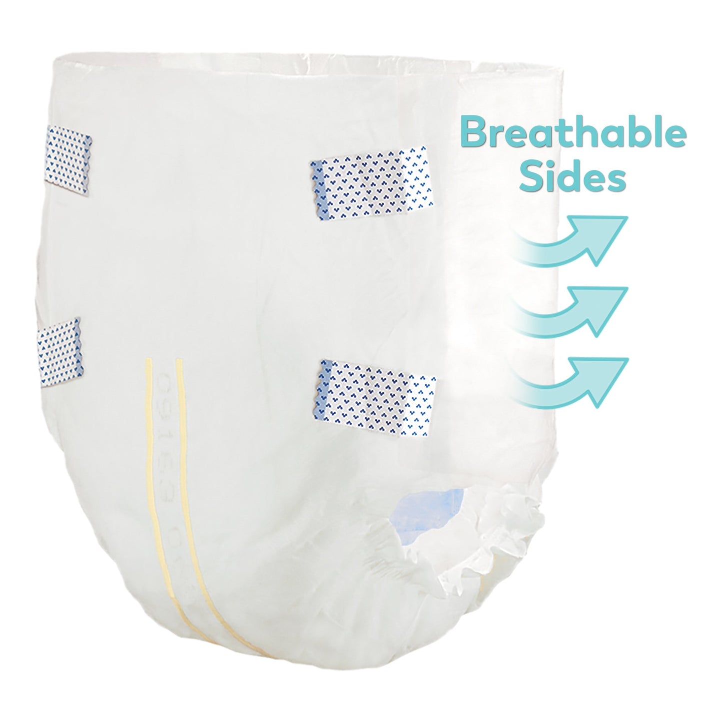 BRIEF, INCONT TRANQ ESSENT BRTHABL WHT MED