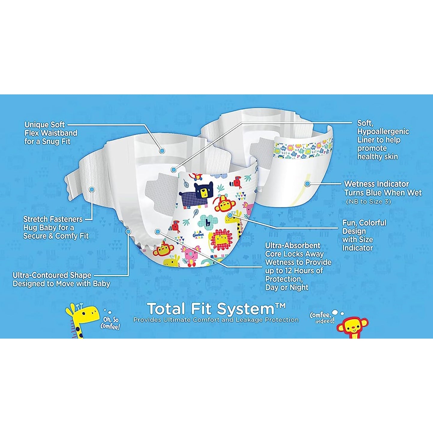 DIAPER, BABY COMFEES SZ4