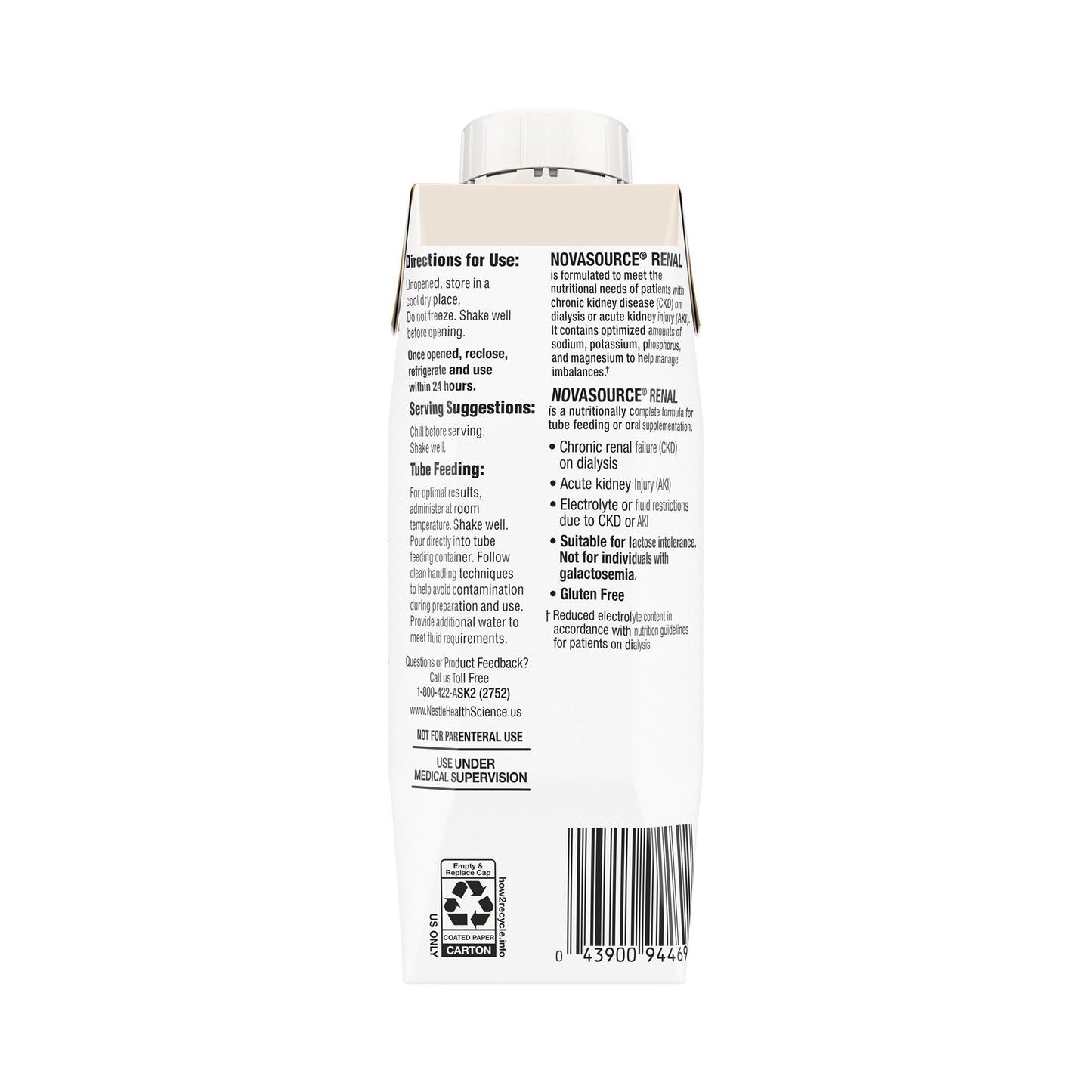 NOVASOURCE RENAL, CAF MOCHA 8OZ