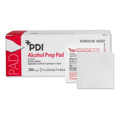 PAD, ALCOHOL PREP STR MED
