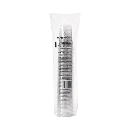 CUP, DRINKING GRADUATED PLAS CLR 10 OZ