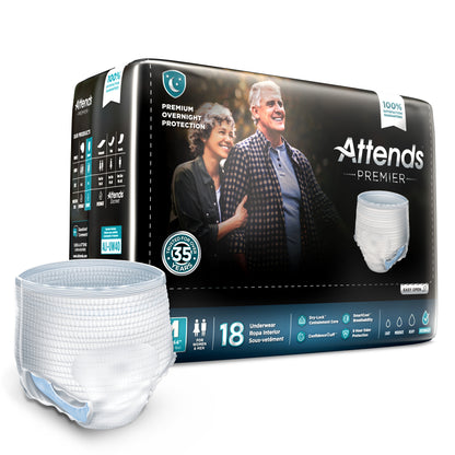 UNDERWEAR, INCONT ATTENDS PREMIER MED