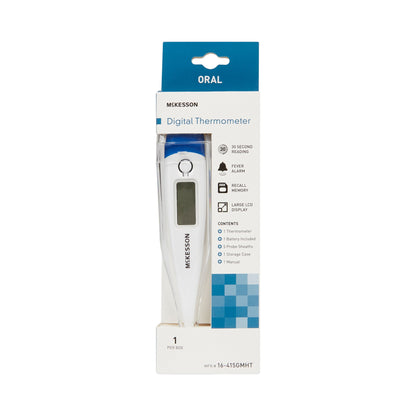 THERMOMETER, DIG ORAL RIGID TIP 30SEC W/LG DISPLAY