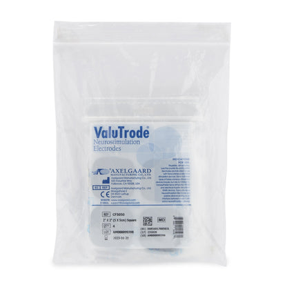 ELECTRODE TENS 2X2 SQ CL4/BX 10BX/CS CARBON AXL