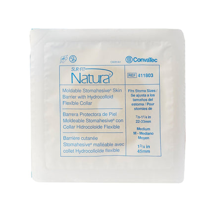 BARRIER, SKIN SUR-FIT NATURA STOMAHESIVE 45MM MED 10/BCONVTC