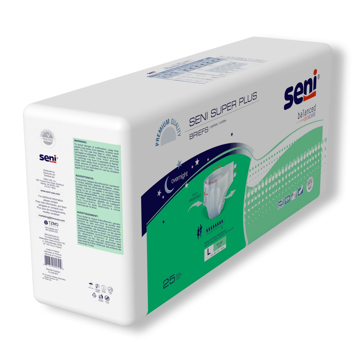 BRIEF, INCONT SENI SUPER PLUSLG 45-59"
