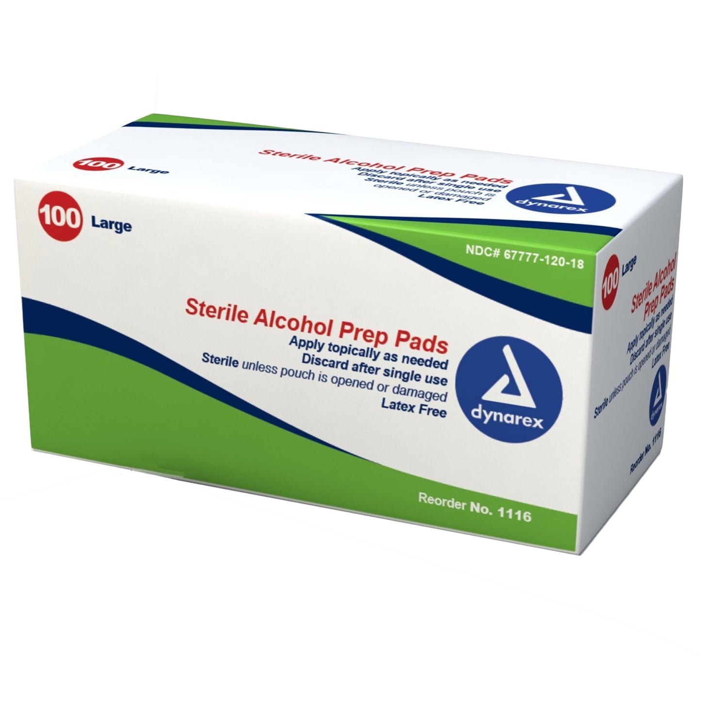 PAD, ALCOHOL PREP LG