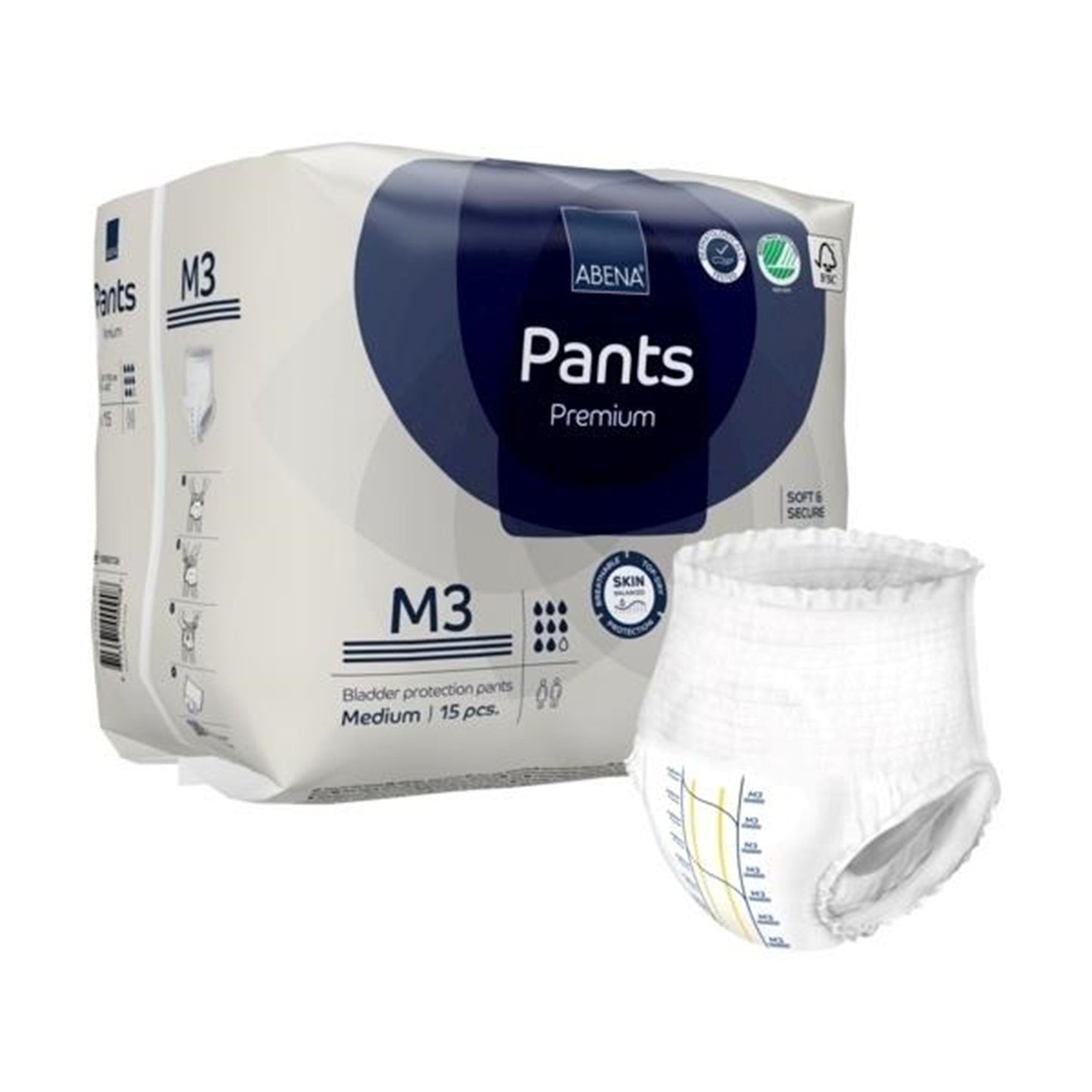 UNDERWEAR, INCONT ABENA PROT PREM M3 MED
