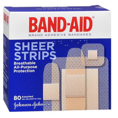 BAND-AID, FLEX SHEER ASTD SZ
