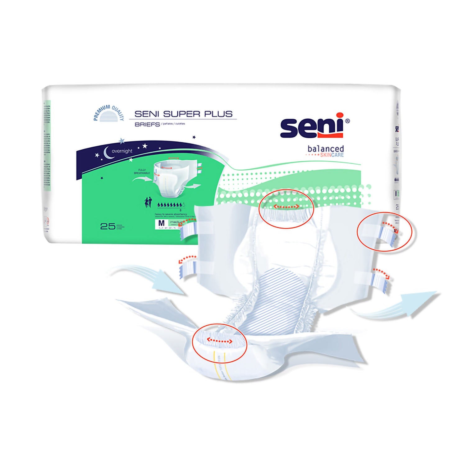 BRIEF, INCONT SENI SUPER PLUSREG 40"-50"